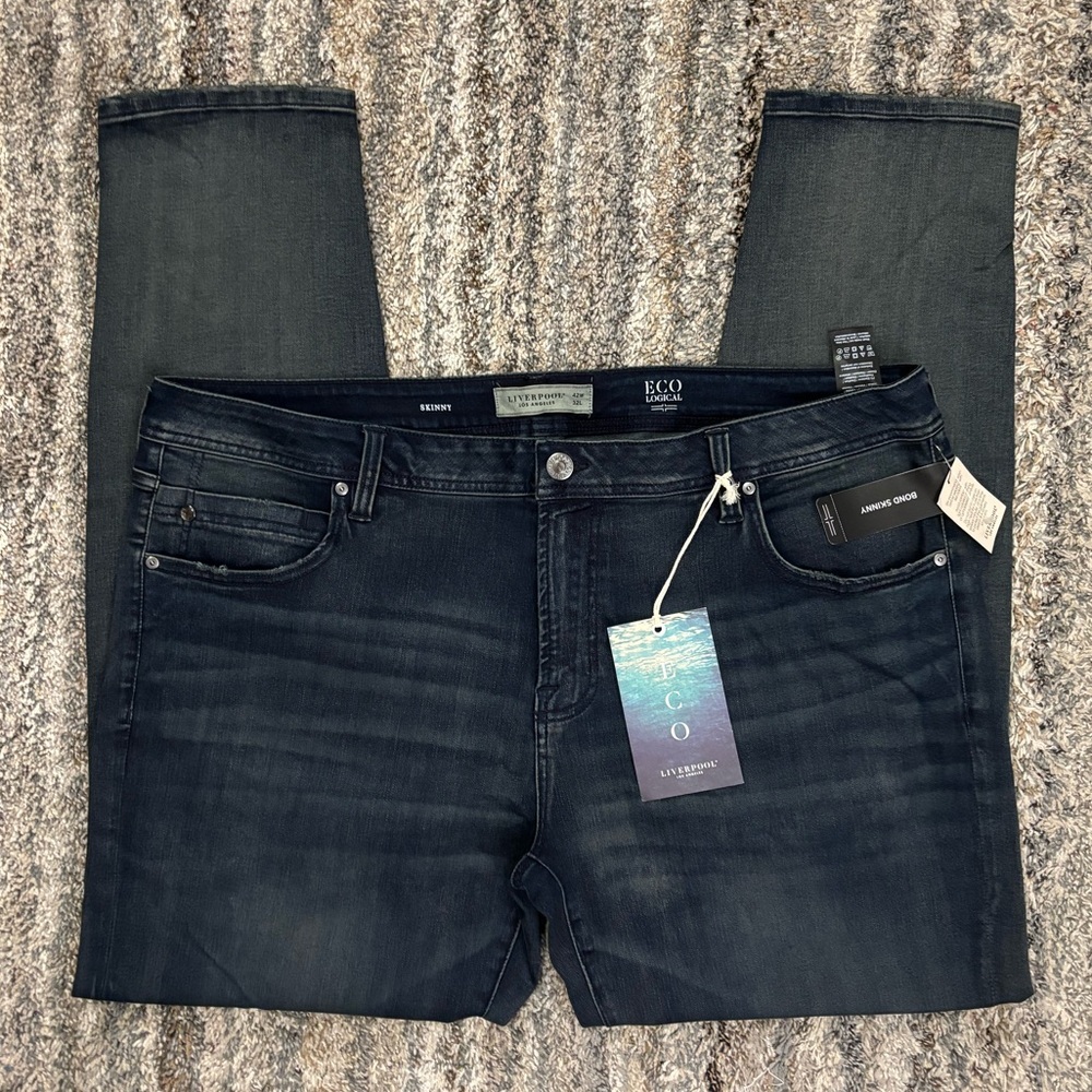 Liverpool Eco Logical Bond Skinny Jeans Sz 42Wx32L | Liverpool Men Skinny Jeans-